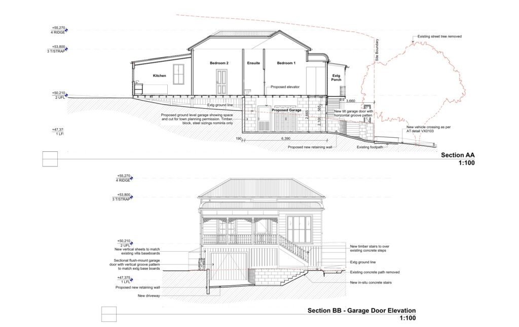 Residentual Renovation With Under House Garage